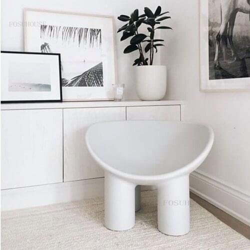 Living Room Clothing Store Villa Back Sofas Nordic Bedroom Cloakroom Plastic Chairs Modern Simple Balcony Restaurant Single Sofa