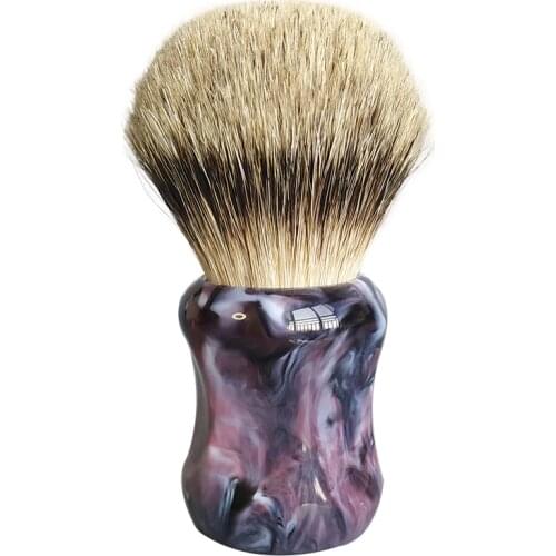 Dscosmetic high quality super badger hair knots shaving brush