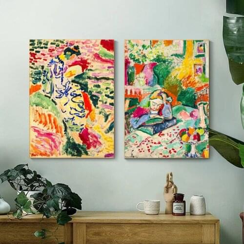 Henri Matisse Color Abstract Classic Canvas Painting Posters Prints Art Wall Pictures Living Room Hotel Porch Home Decor Cuadros