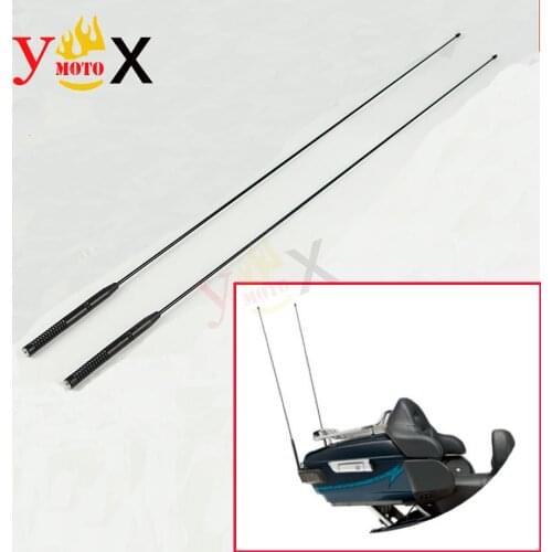 Motorcycle 1 Pair Truck AM/FM Antenna Kit Radio Signal Aerial Bundle For Harley Electra Road Street Tour Tri Glide 1998-2003