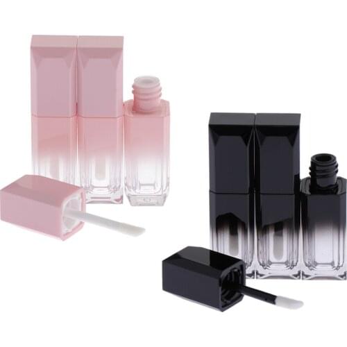 3 Pieces Of 5ml Empty Plastic Lip Gloss Bottles Lips Balm Tubes Cosmetics