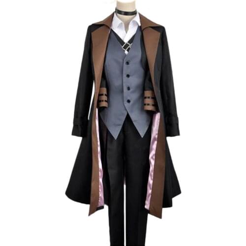 Anime Bungou Stray Dogs Cosplay Costume Chuya Nakahara Cosplay Costume Port Mafia Nakahara Chuya Costume for Men