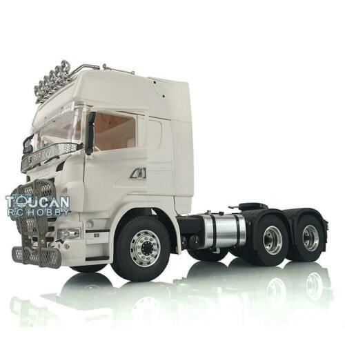 LESU Tractor Truck 1/14 6*6 Metal RC Chassis Roof Light Bumper Hercul Sca THZH0966-SMT3