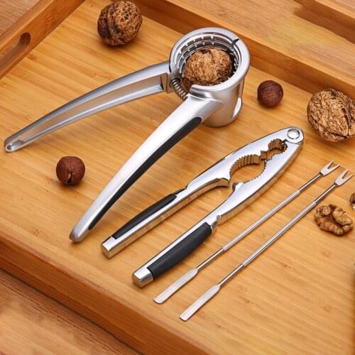 Multifunctional Nutcracker Spring Elastic Almond Walnut Hazelnut Nut Clamp Kitchen Accessories Practical Gadgets