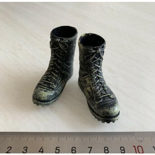1/6 Scale Soldier Sand Black Combat Shoes Model for 12" Figure
