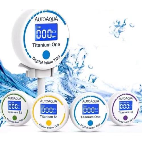 AutoAqua Aquarium Smart TDS Test Monitor TDS Display Connected To RO Water Outlet To Monitor Water Quality