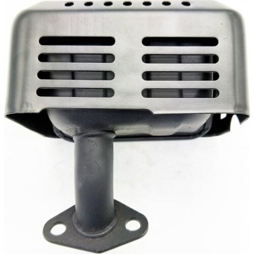 New Metal Alternator Motor Exhaust Pipe Silencer For 168F 170F GX120 GX160 GX200 Water Pump Power