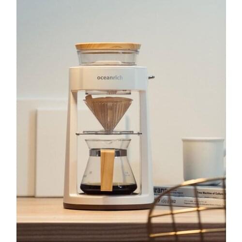 Oceanrich Automatic Drip Coffee Pour Over Coffee Brewer Hand Portable Coffee Machine Coffee Pot Filter Coffee Brew Coffee