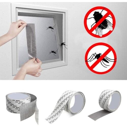 5cm x 2m Window Net Screen Repair Tape Anti-mosquito Mesh Sticky Wires Patch Screen Window Door Mosquito Netting Patch Repair