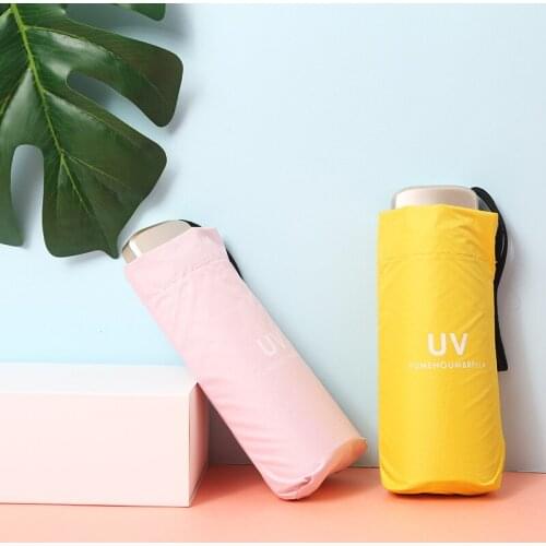 Five-folding Mini Umbrella umbrellas sun umbrella UV umbrella folding umbrella for men and women S505