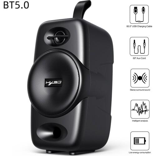 Q8 mobile Bluetooth-compatible 5.0 speaker desktop wireless speaker subwoofer audio built-in 2000 mAh support TWS