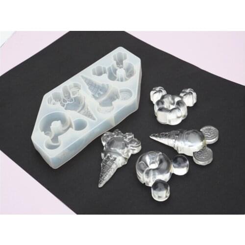 DIY Ice Cream Donut Popsicle Crystal Epoxy Silicone Mould Sweet Tube AB Glue Plaster Aromatherapy Mold kitchen tool