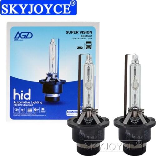 SKYJOYCE New 2PCS 35W Xenon D2S Replacement HID Bulb D4S Xenon HID Lamps 5500K Super Fast Bright D2R D4R Car Headlight Bulbs