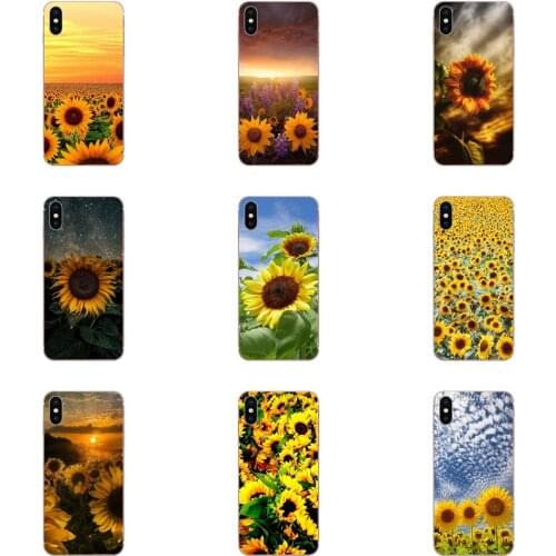 Sunflower TPU Design Customized For Xiaomi Mi note 9 10 mi10 mi9 mi8 pro lite SE Mi A1 A2 A3 CC9 CC9E 9T