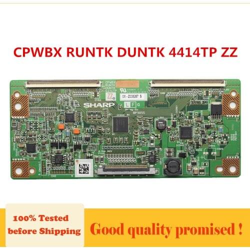 TV t-con board CPWBX RUNTK DUNTK 4414TP ZZ for SHARP LCD CONTROLLER ...etc. Original Equipment 4414TP CPWBXRUNTK Free Shipping