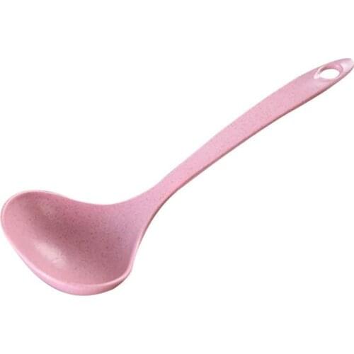 1Pcs Silicone Soup Spoon Household Long Handle Porridge Spoon Rice Ladle Tableware Meal Dinner Scoops Cocina Accesorio