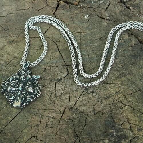 10pcs stainless steel viking Odin by Helena Rosova necklace pendant Heathen men pendant norse jewelry viking cross raven pendant