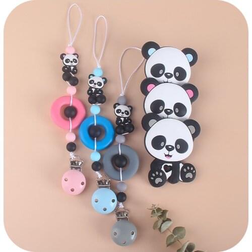 2Pcs Baby Pacifier Clip+Cartoon Teether Toy Set for Nipple Clip Holder Infant Silicone Teether Set Pacifier Chain Wholesale