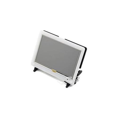 5.0 inch 26P HD TFT HDMI LCD Resistive Touch Screen (V2) with Black White Shell 800*480 for Raspberry Pi A+/B+/2B