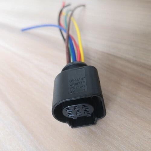 6 Pin 6 Way Taillight Lamp Plug LSU 4.9 Sensor Connector Pigtail For Golf 2010-2016 ForJetta 2006-2016 For A3 A4 2008-2016 A6