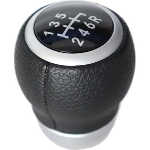 Car-Styling 6 Speed Leather Gear Stick Shift Knob for Subaru Impreza WRX STI 2009-2018