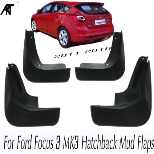 Mud Flaps For Ford Focus 3 MK3 Hatchback 2011-2018 Front Rear Mud Flap Mudflaps Splash Guards 2015 2014 2013 2012