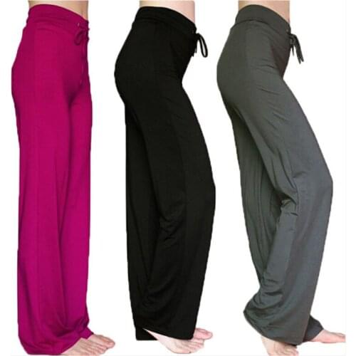 Breathable Outdoor Women Yoga Pants Colorful Bloomers Dance Pilates Full Length Pants Multicolor Seamless Leggings