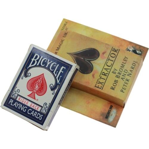 Extractor (Gimmick+DVD) Magic Tricks Card to Pocket Magie Magician Close Up Illusions Props Comedy Mentalism