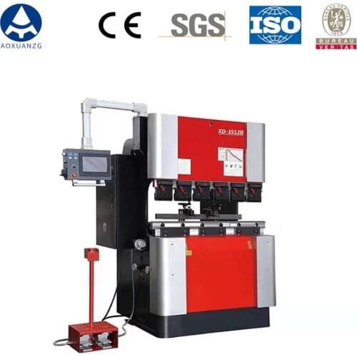 Under-Drive Hydraulic CNC Press Brake Hydraulic Bending Machine in Light Red Color