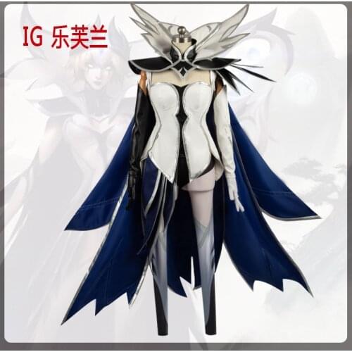 Anime LOL IG Champion Skin LeBlanc Fiona Camille The Steel Shadow Lrelia KaiSa Rakan Cos Dress Uniform Cosplay Costume NEW