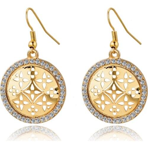 Женские золотые серьги LongWay China At AliExpress
