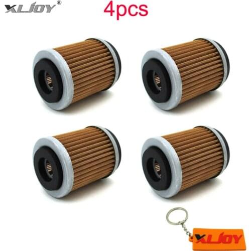 4x Oil Filter For Yamaha ATV YFM350R RAPTOR 350 YFM 400 350FW Big Bear 350X Warrior YFM350X WARRIOR 350 YFM350FX WOLVERINE 350