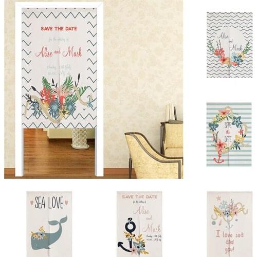 Cartoon Fabric Home Hanging Curtain Bedroom Kitchen Half Panel Curtain Home Decoration Shower Door Curtain Blackout Curtain