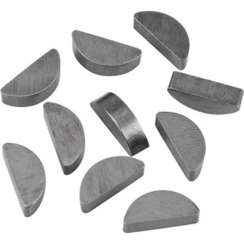 80pcs stainless steel semicircular key pin key crescent C type box