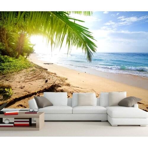 Coast Waves Sea Sand Beach Nature photo wallpaper,living room tv sofa wall bedroom restaurant kitchen mural papel de parede