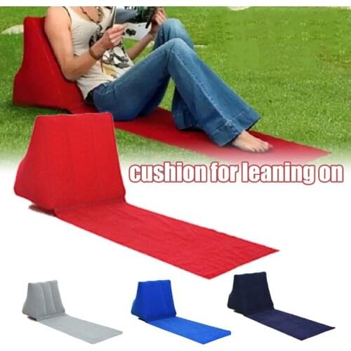 Newly Inflatable Flocking Cushion Multifunctional Moisture-proof Mat Suitable for Outdoor Garden Beach Courtyard