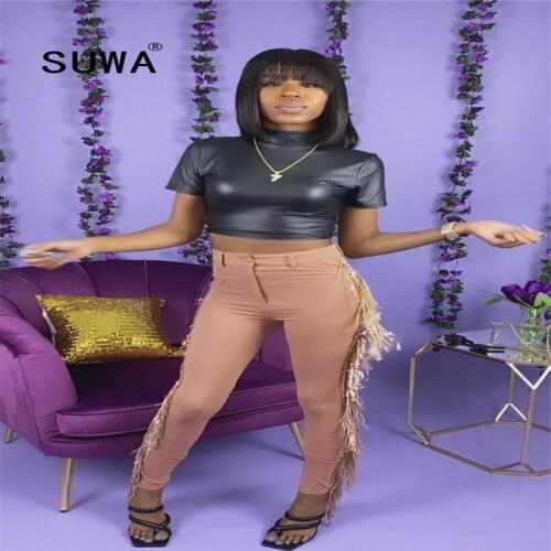 New Product Solid Color Vintage Casual Trendy Chic Trousers Women High Waist Classic Pencil Pants Streetwear Free Shipping