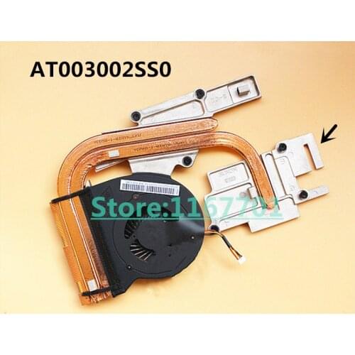New Original Laptop/Notebook CPU cooling Radiator Heatsink&Fan for Lenovo Ideapad Y510P Y510P-ISE Y500 AT003002SS0
