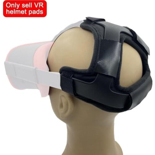 Head Strap For Oculus Quest 2 Headset Non-slip VR Pad Foam For Oculus Pressure-relieving Quest Accessory Headband Helmet Cu R2W1