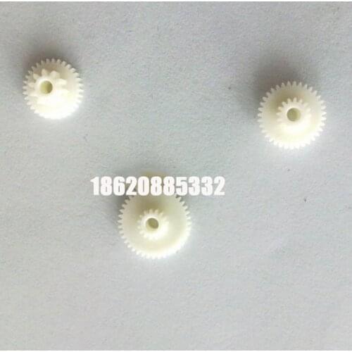 Thermal print head gears Dingkun Woebosi tp628 Oupai pos5870e rubber roller gear 3pcs for 1set