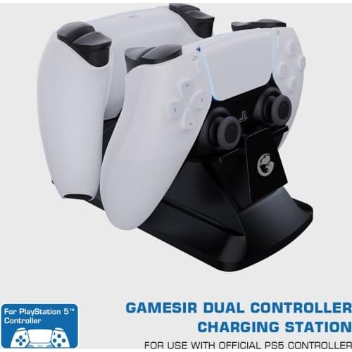 GameSir Dual Controller Charger for PlayStation 5 / PS5 Controller, Charging Station Base ENDSP503