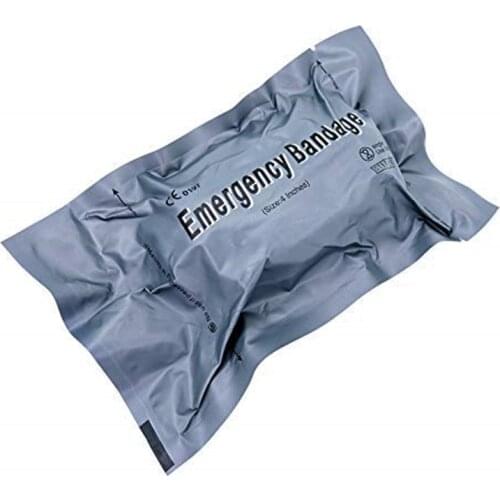 2-Pack Emergency Trauma 4" Israeli Bandage - Combat Military Style Battle Wound Dressing First Aid IFAK