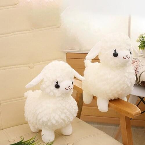 22cm Cute Alpaca Plush Toy Kids Real Doll Pillow Animal Alpaca Stuffed Soft Toys