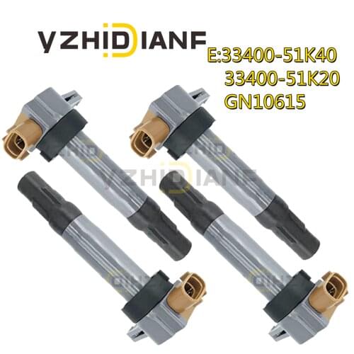 4x 33400-51K20 3340051K20 new Ignition Coil Pack for SUZUKI- Swift SX4 Grand Vitara Kizashi 3340051K40 33400 51K40 33400-51K40
