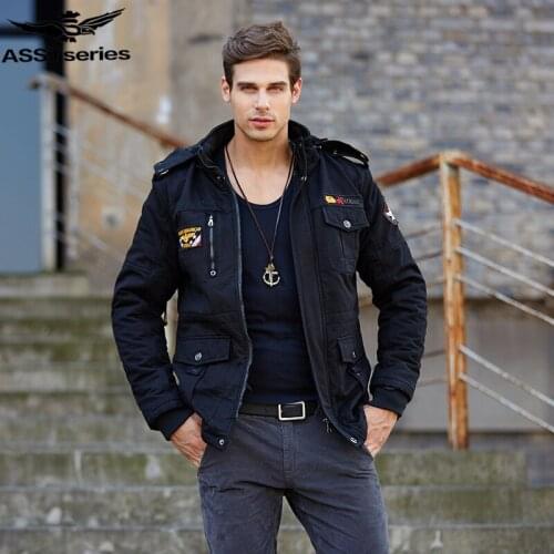 Asstseries Men's Long Parkas