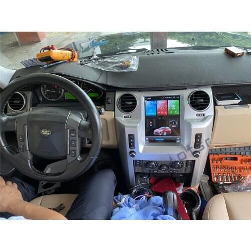 For Land Rover Discovery 3 Android Tesla Style Car HD multimedia Vertical Screen PX6 64GB Car Radio Player GPS Navigation 4G SIM