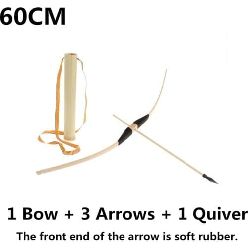 Safe Bamboo Bow And Arrow Toy Set Green Arrow Hero Cosplay Outdoor Sports Kids Toy Gift Boy Favors Craft