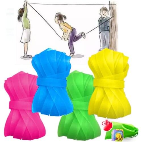 10M Children Stretching Elastic Rubber Band Jump Rope Kids Classic Outdoor Sports Game Soft Elastic Stretch Rope Party Toy