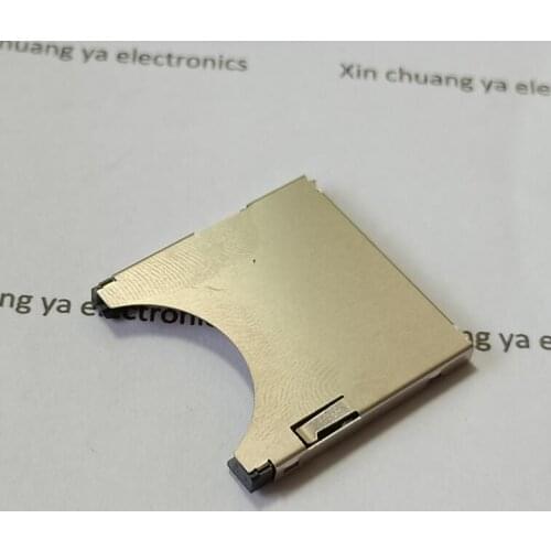 Push-push SD two-in-one memory card socket holder seat slot