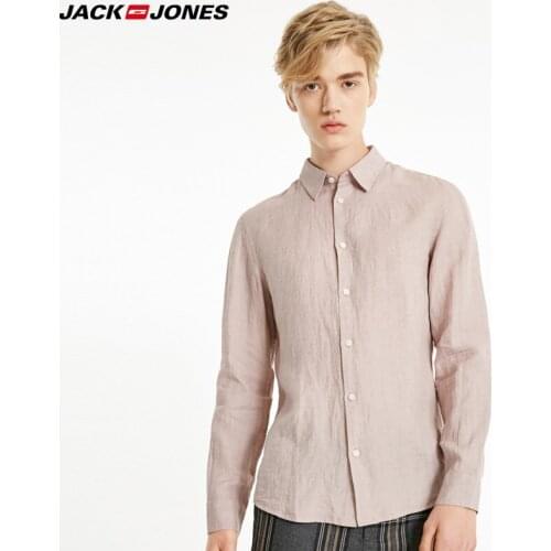 Мужские льняные рубашки Jack Jones China At AliExpress